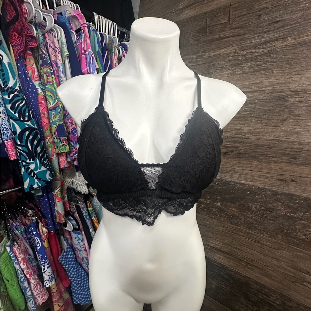 Rachel Zoe Elegant Black Lace Bralette